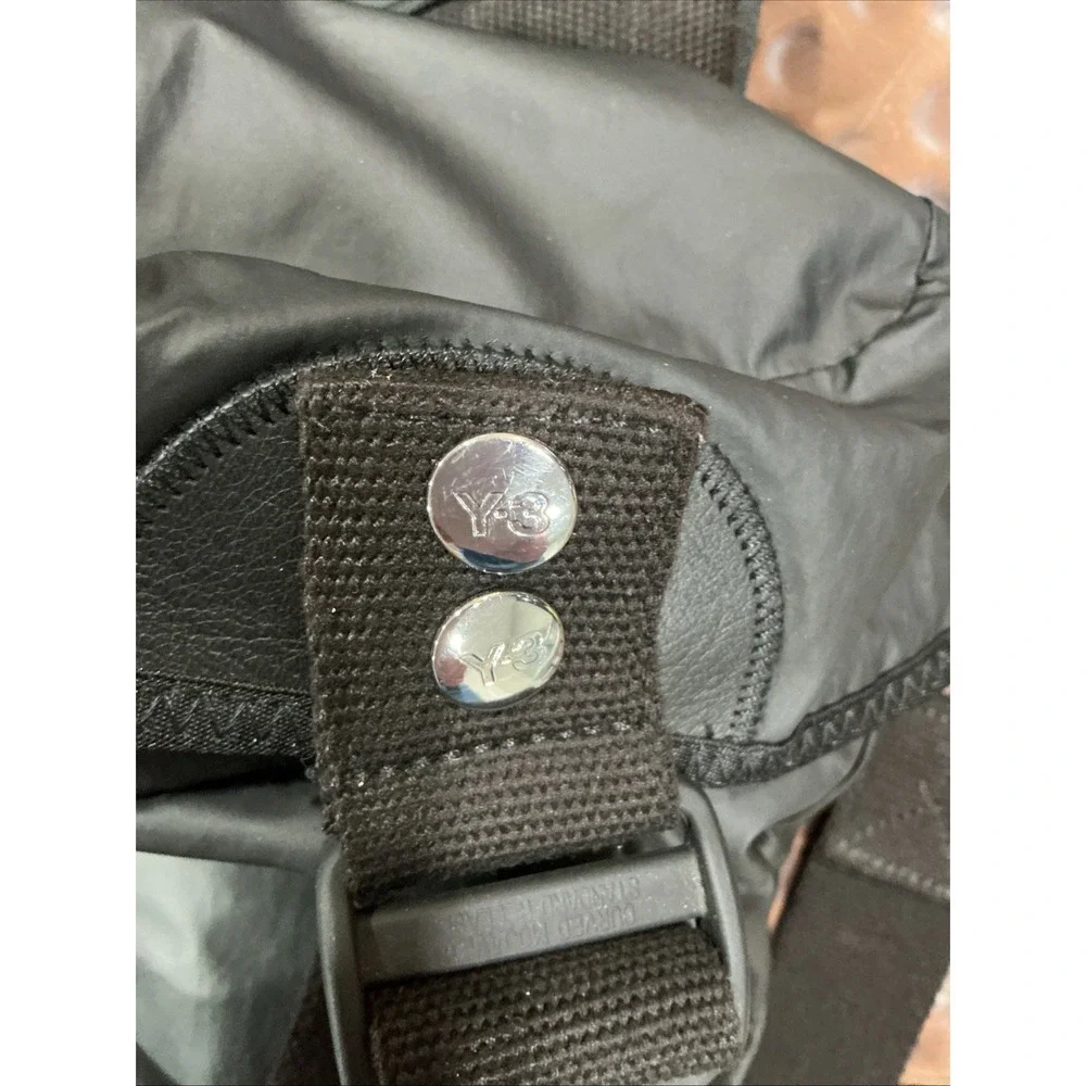 Y 3 Utility Backpack Logo Men Bag Yohji Yamamoto Adidas Collaboration, Black
